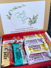 Vegan Chocolate Gift Box | Vegan Letterbox Hamper | Vegan Treat Present | Vegan Chocolate Selection Letterbox Gift Hamper | Vegan Dairy Milk